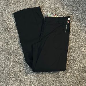 Koi black scrub bottoms, Large tall